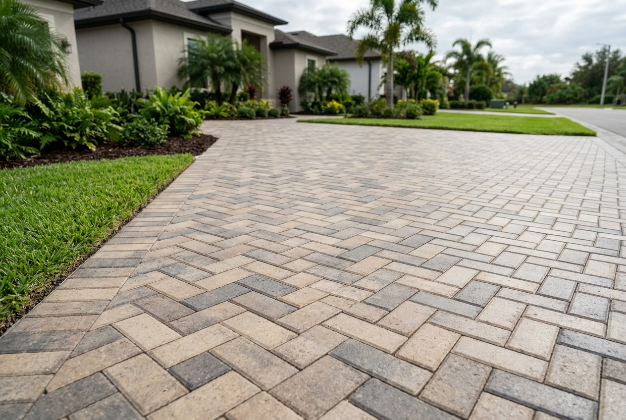 Paver Cleaning & Sealing in Estero Florida