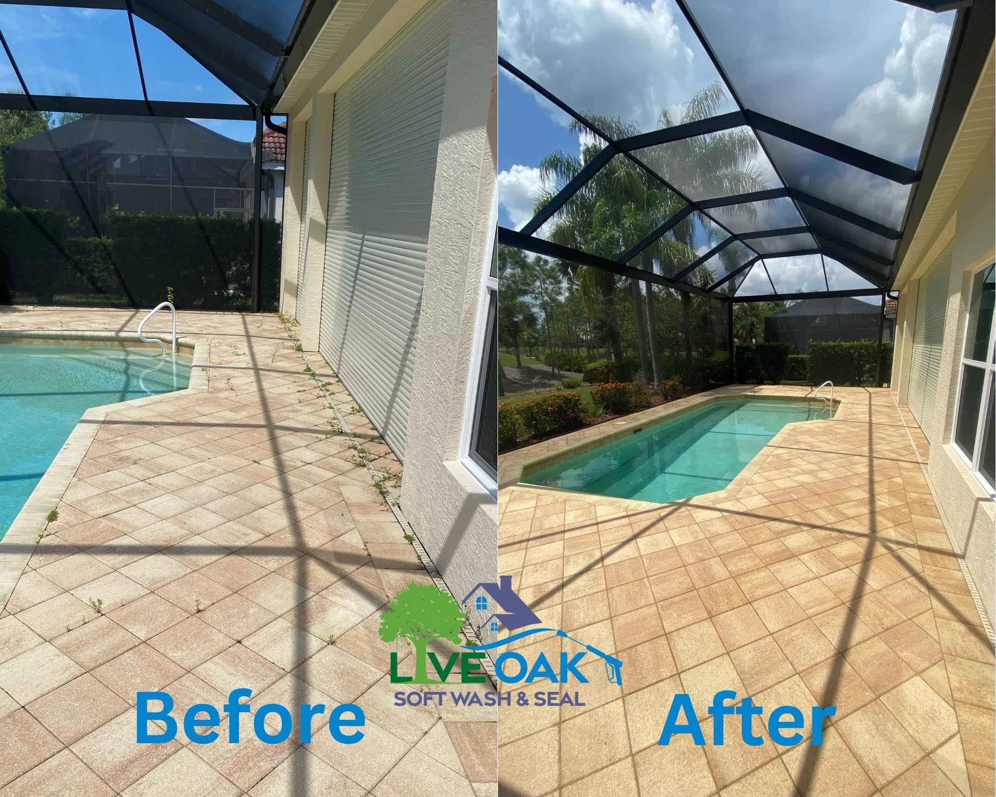 Pool Deck Paver Restoration