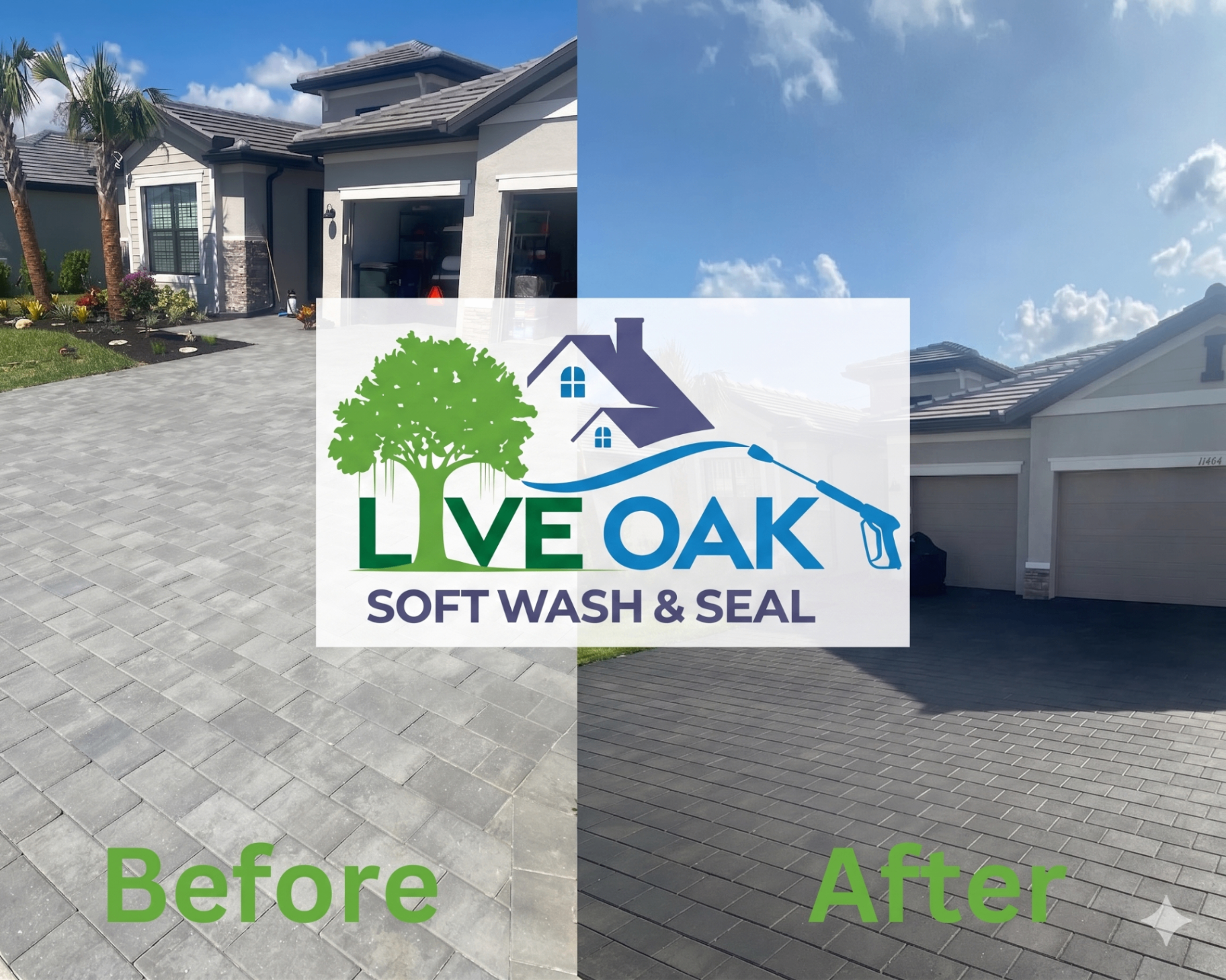 Driveway Paver Seal & Color Enhance