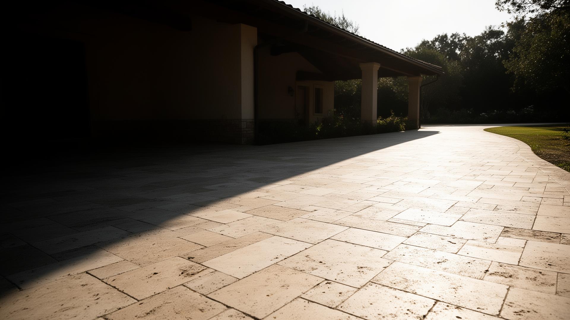 Pristine polished interior corridor
